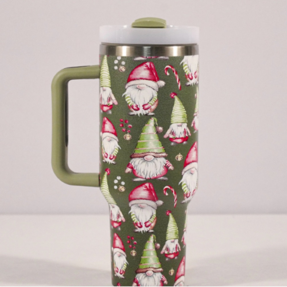 40oz Tumbler Gnomes